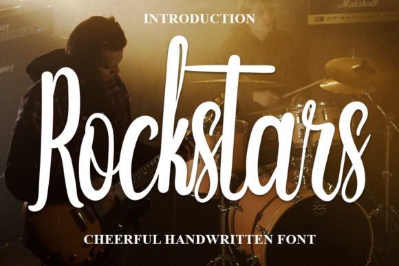 Rockstars Font Poster 1