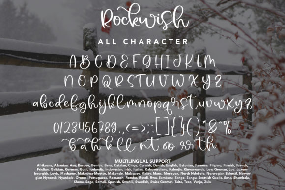 Rockwish Font Poster 9