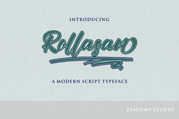 Rollasan Font Poster 1