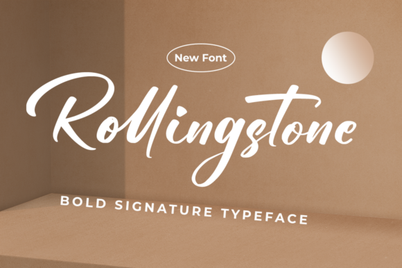 Rollingstone Font Rollingstone Font Poster 1