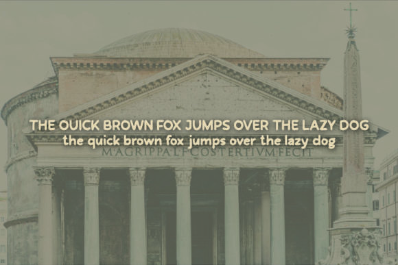 Roman Hand Font Poster 4