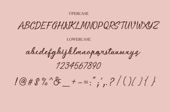 Romance Melody Font Poster 6