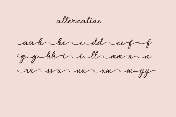 Romance Melody Font Poster 7