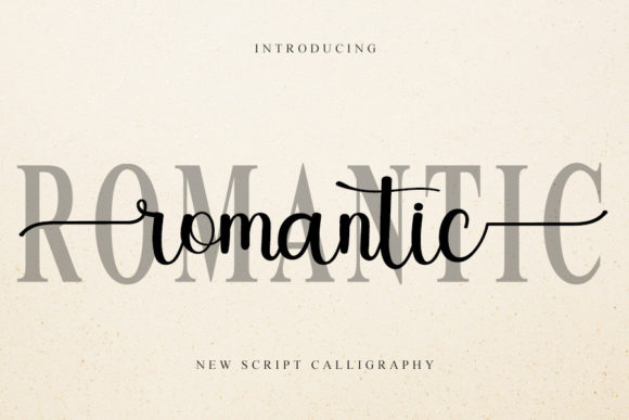 Romantic Font