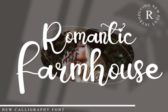 Romantic Farmhouse Font Poster 1