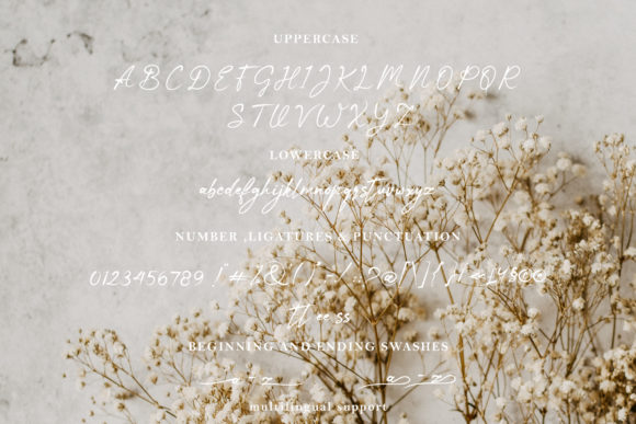 Romantic Garden Font Poster 13