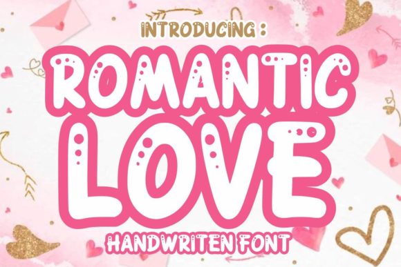 Romantic Love Font Poster 1