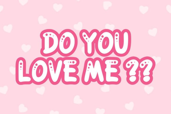 Romantic Love Font Poster 3