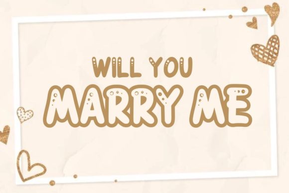 Romantic Love Font Poster 4