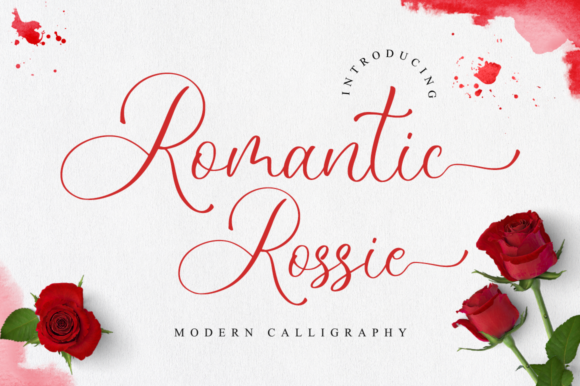 Romantic Rossie Font Poster 1