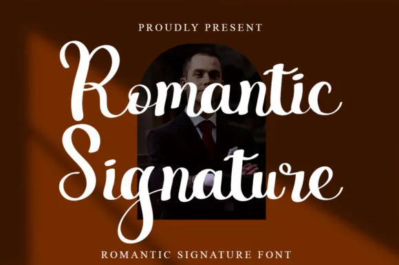 Romantic Signature Font Romantic Signature Font Poster 1
