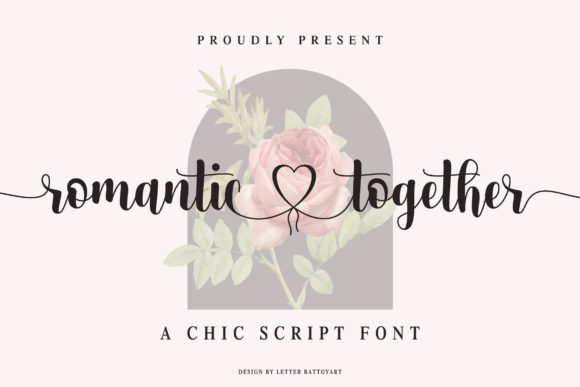 Romantic Together Font Poster 1