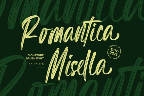 Romantica Misella Font Poster 1