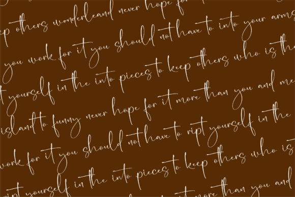 Romantical Bohelian Font Poster 8