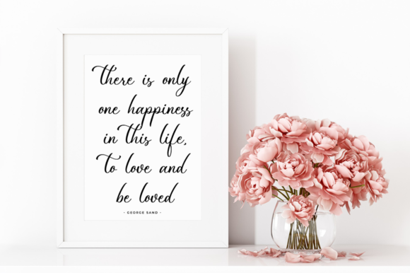 Romantically Font Poster 7