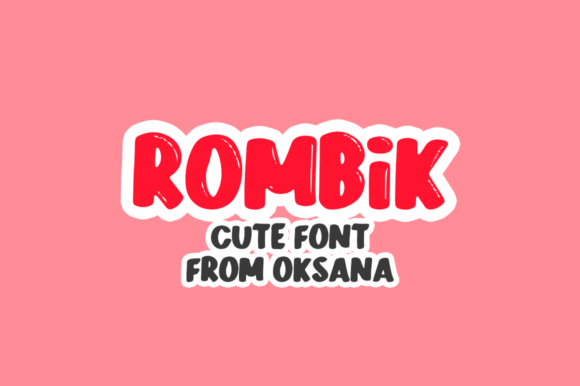 Rombik Font Poster 1