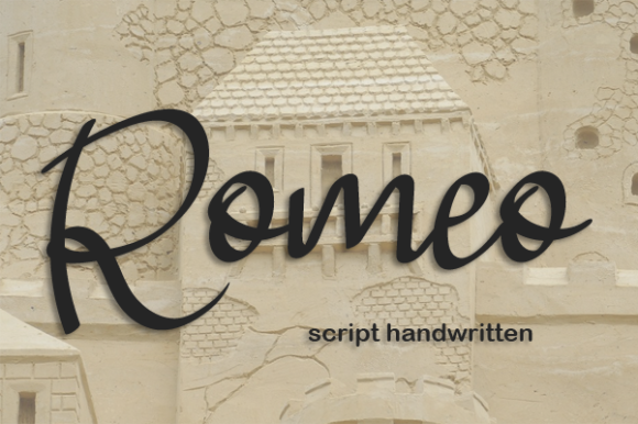 Romeo Font Poster 1