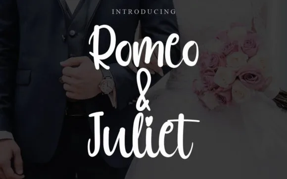 Romeo & Juliet Font Romeo & Juliet Font Poster 1