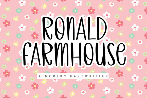 Ronald Farmhouse Font Poster 1