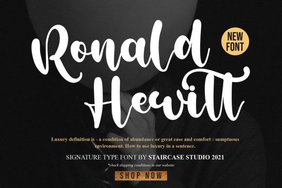 Ronald Hewitt Font