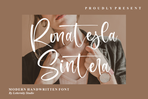 Ronatesla Sintera Font Poster 1