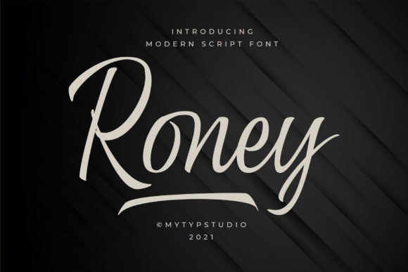 Roney Font Poster 1