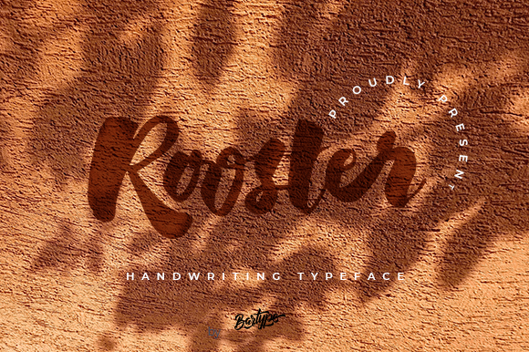 Rooster Font Rooster Font Poster 1