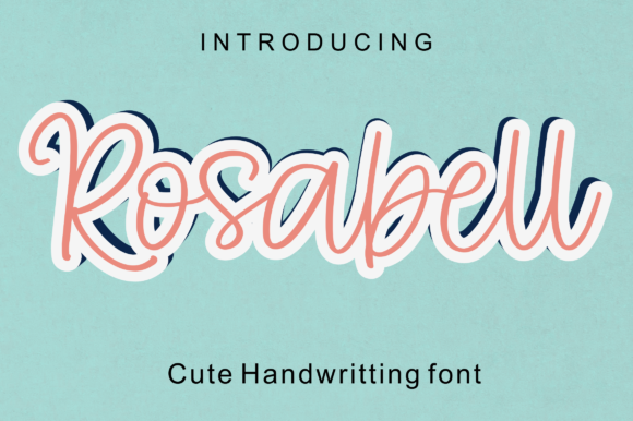 Rosabell Font Poster 1