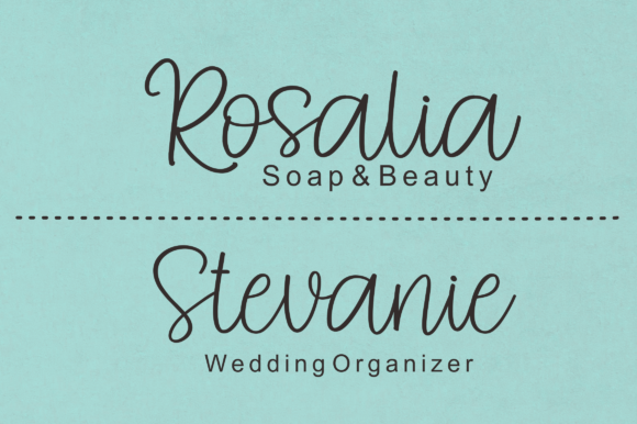 Rosabell Font Poster 4