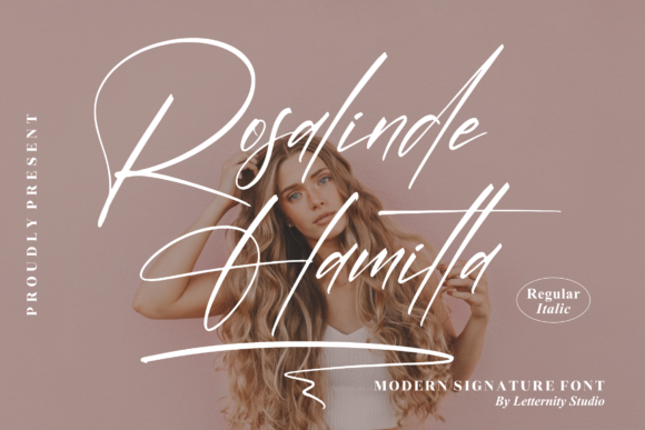 Rosalinde Hamilta Font Poster 1