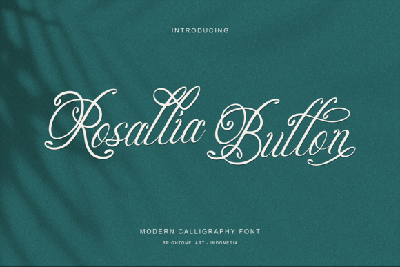 Rosallia Button Font Poster 1