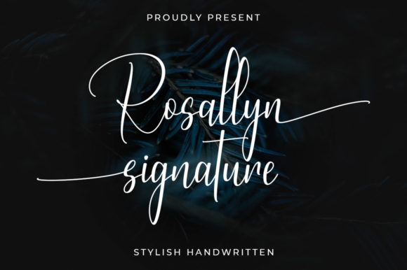 Rosallyn Signature Font