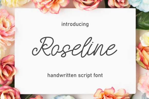 Roseline Font Poster 1