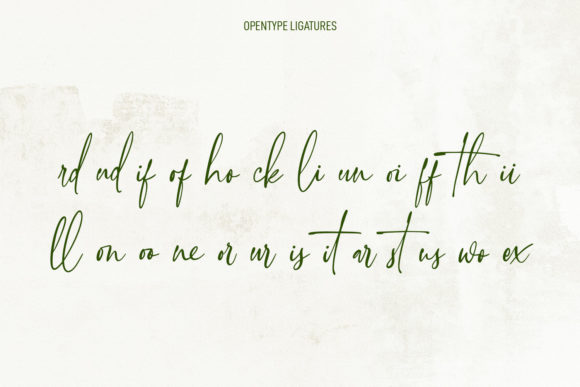 Roselites Font Poster 9
