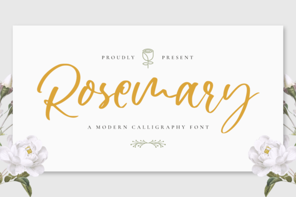 Rosemary Font Poster 1