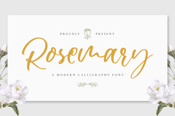 Rosemary Font Rosemary Font Poster 1