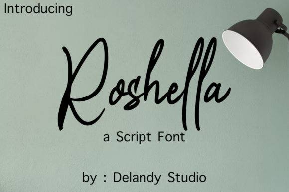Roshella Font Poster 1