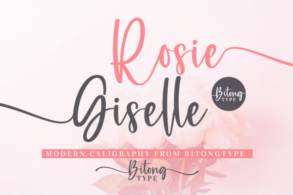 Rosie Giselle Font Poster 1