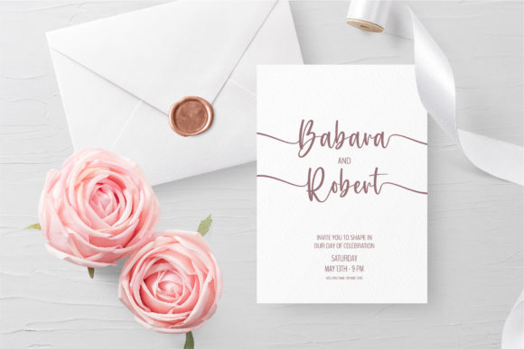 Rosie Giselle Font Poster 9