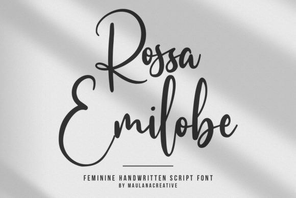 Rossa Emilobe Font Poster 1