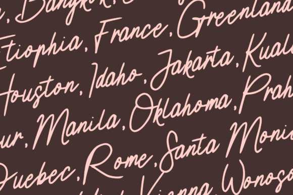 Rossa Maria Font Poster 6