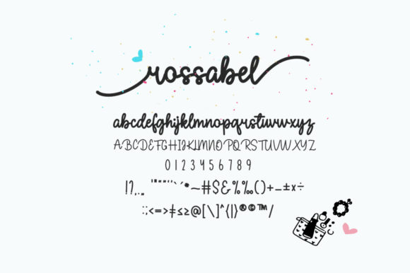 Rossabel Font Poster 7