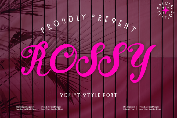 Rossy Font Poster 1