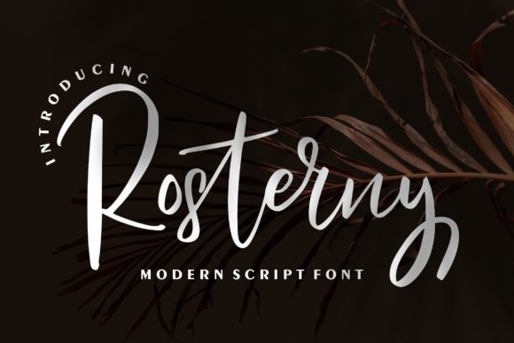 Rosterny Font Poster 1