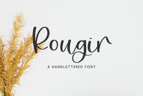 Rougir Script Font