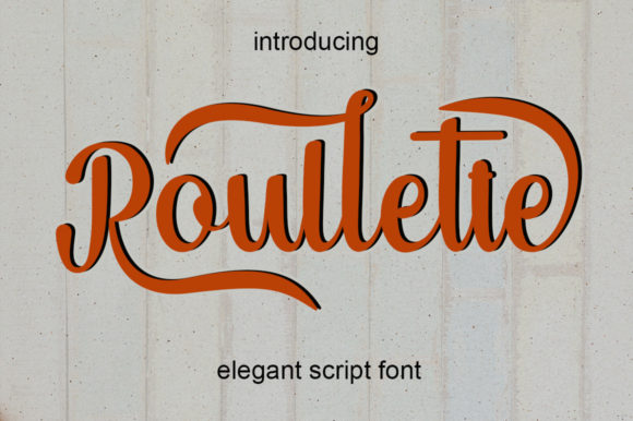 Roullette Font Poster 1