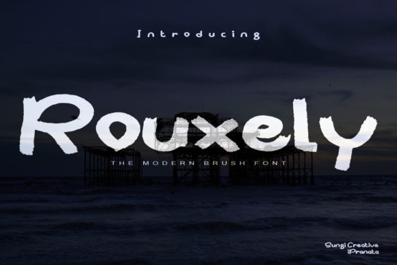 Rouxely Font Poster 1