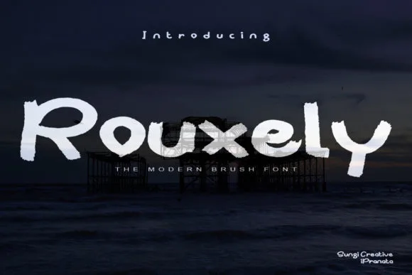 Rouxely Font Rouxely Font Poster 1