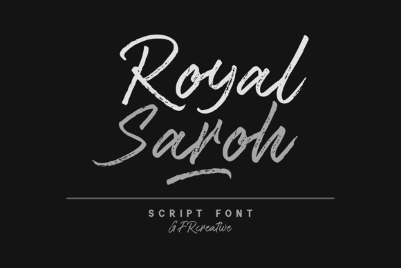 Royal Saroh Font Poster 1
