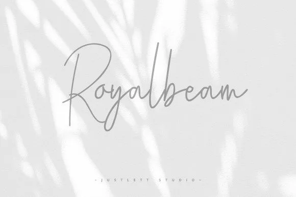 Royalbeam Font Royalbeam Font Poster 1